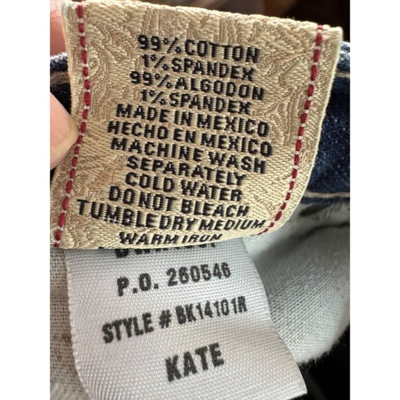 BKE Denim Kate Women’s Bootcut Jeans Size 28x31.5 Medium Wash Stretch Cotton Ble - Picture 4 of 7